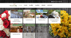 Desktop Screenshot of flowers4u.sk